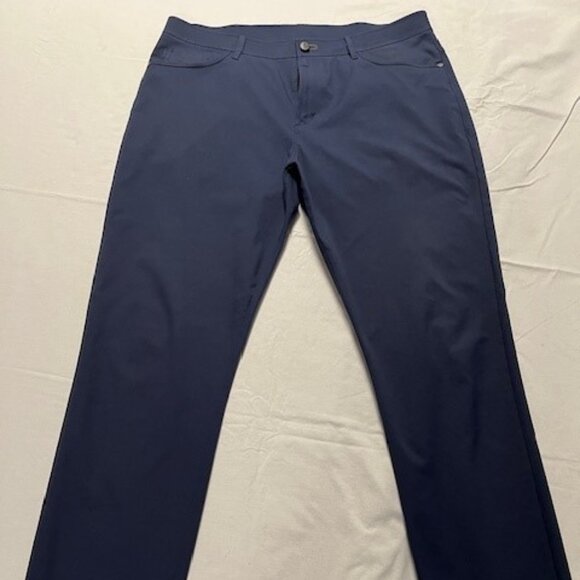 Men's Navy Chinos - Picture 1 of 4